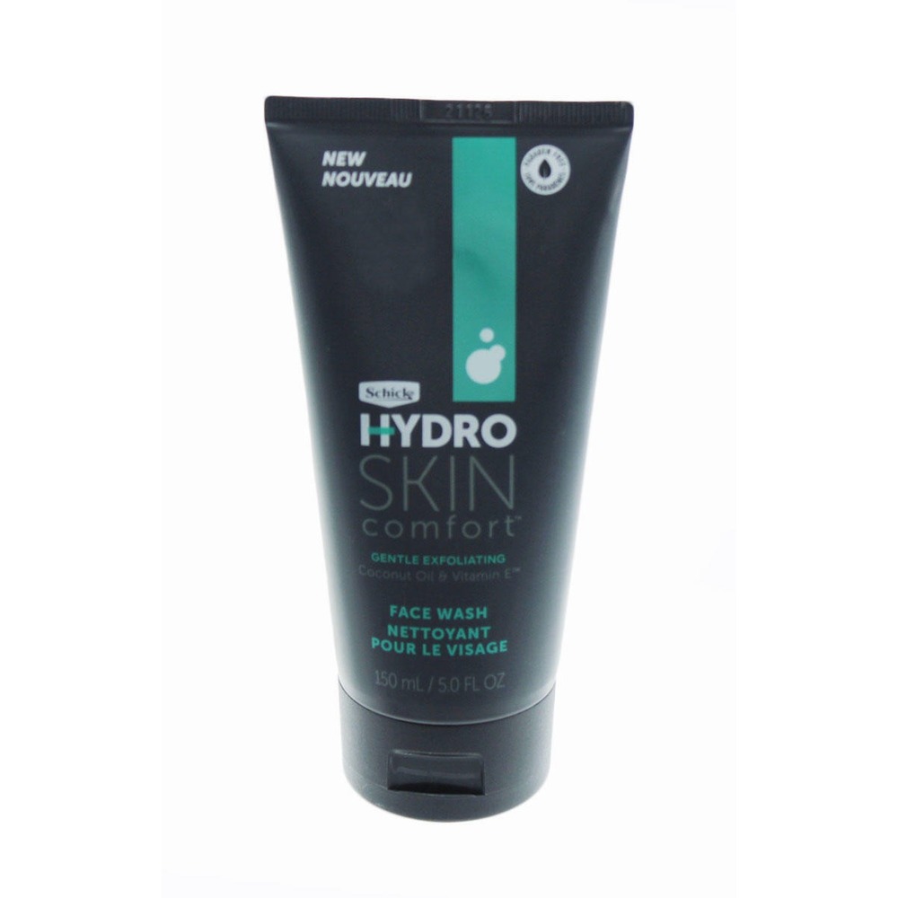 4 Count Schick Hydro Skin Comfort Gentle Exfoliating Face Wash For Men  5.0 oz